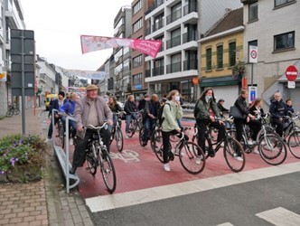 advanced cycling stop line Deinze